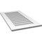 Ekena Millwork Vertical Surface Mount PVC Gable Vent: Non-Functional, w/ 3-1/2"W x 1"P Standard Frame, 20"W x 38"H GVPVE20X3801SN - alternate 2